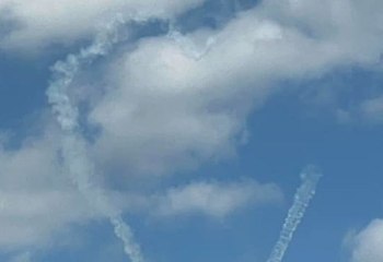 Watch as plane draws heart in sky above Sheffield