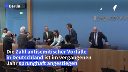 Zahl antisemitischer Vorfälle 2023 sprunghaft gestiegen