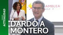 Dardo de Feijóo a María Jesús Montero por 