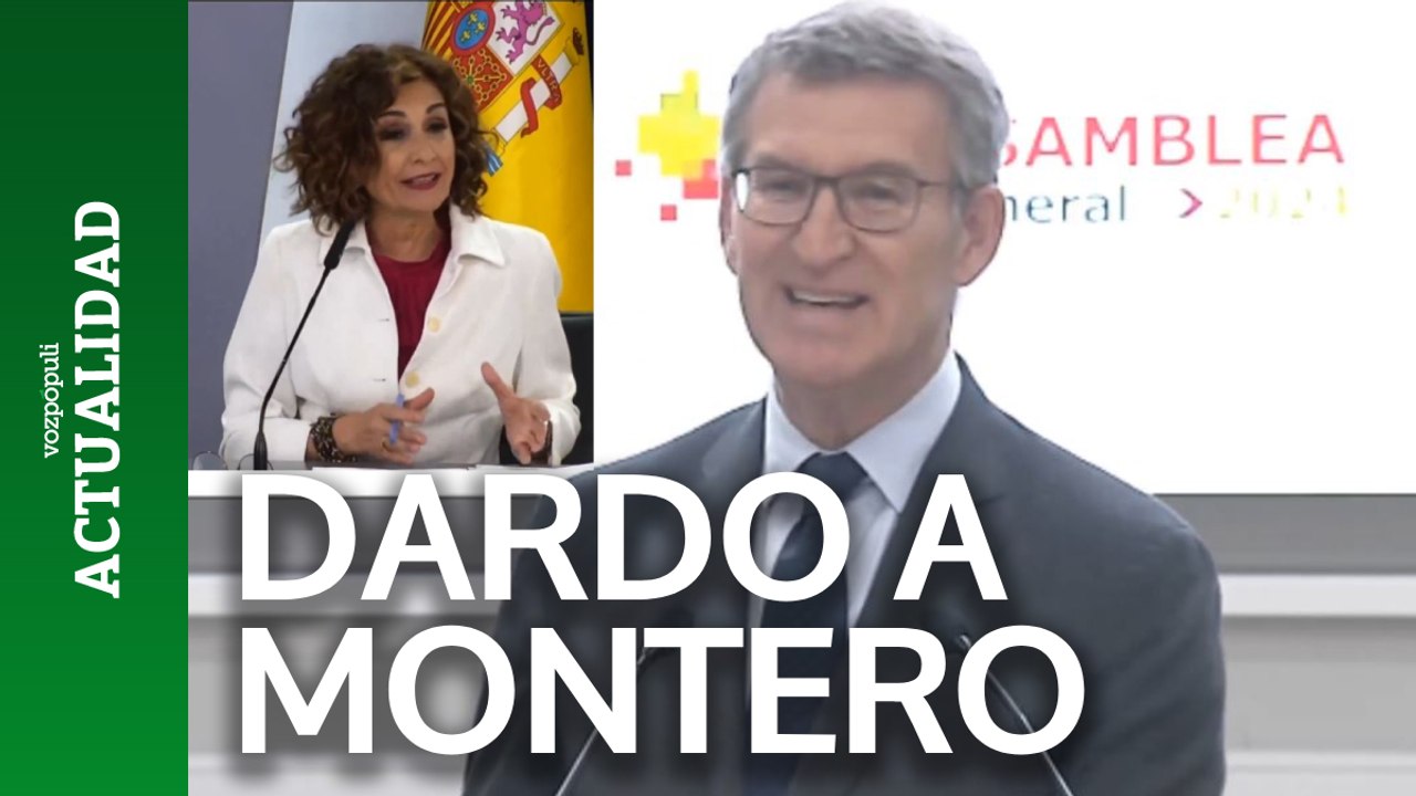 Dardo de Feijóo a María Jesús Montero por "su clase media"