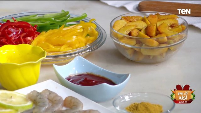 طريقة عمل جمبري بالخوخ مع الشيف فيفيان