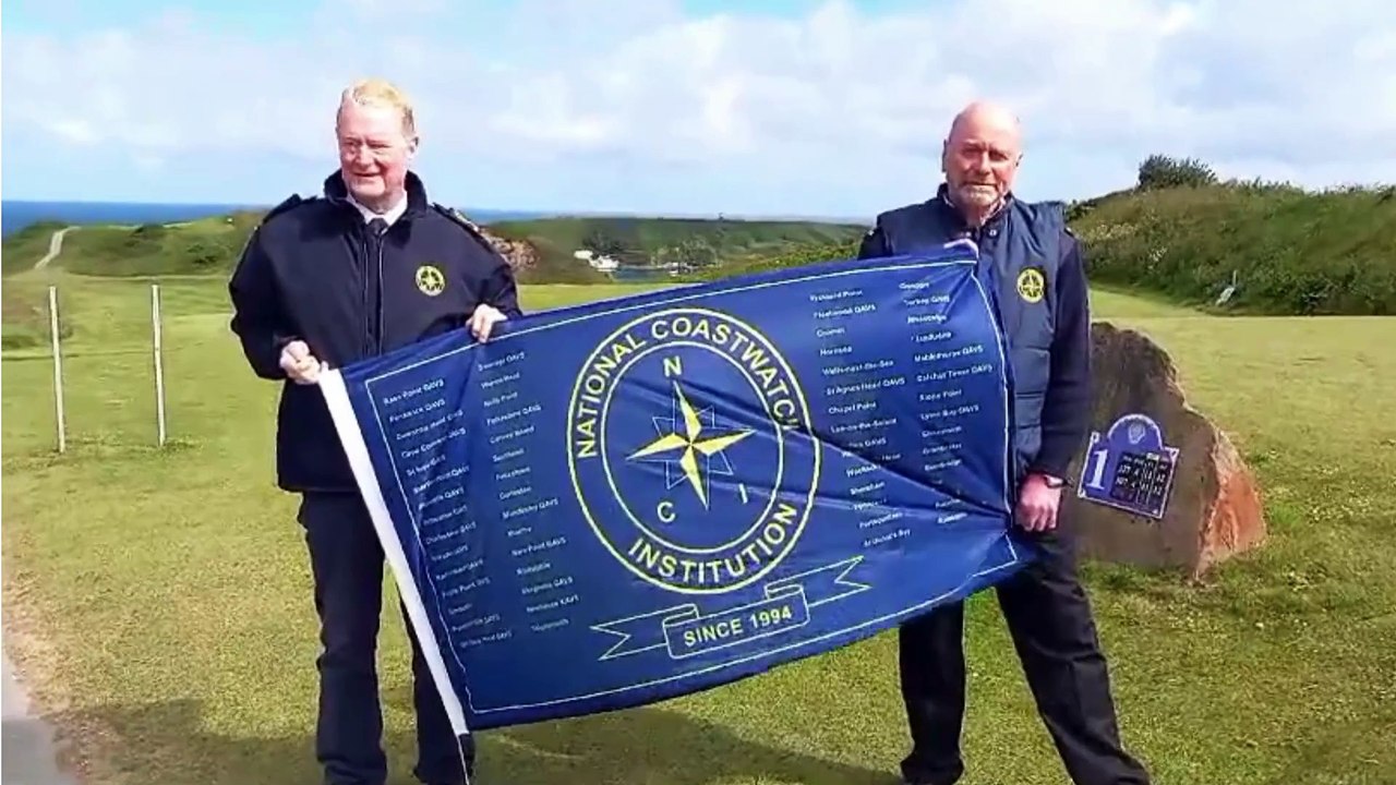 Fundraising flag relay arrives in Gwynedd to mark charity's 30th anniversary