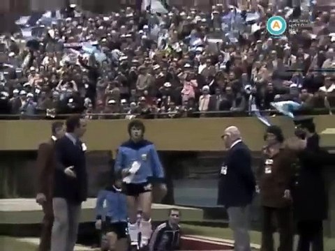 Argentina vs Holanda (3-1) | Mundial FIFA 1978 Argentina | El recibimiento a los equipos
