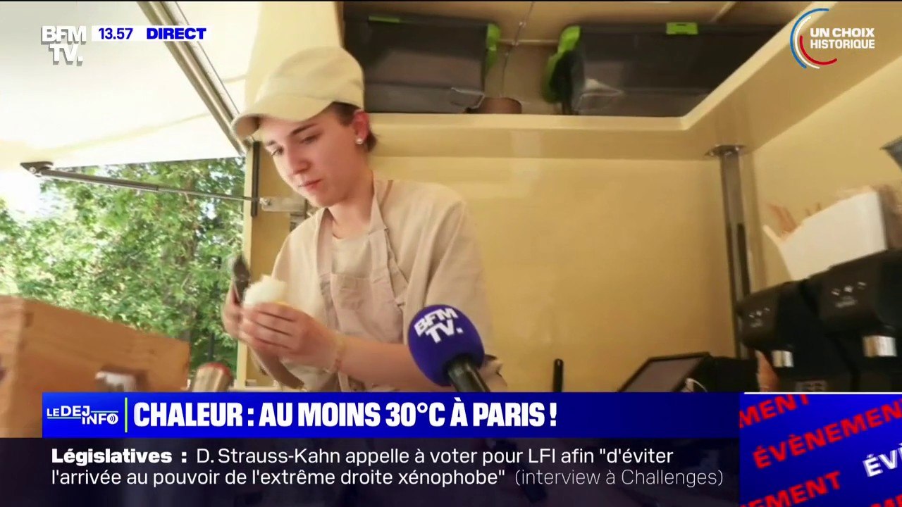 "On voit la différence": au Jardin des Tuileries, cette glacière retrouve de la clientèle avec le retour du soleil à Paris
