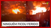 Incêndio atinge cerca de 300 famílias em favela na Zona Sul de São Paulo