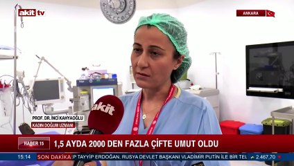 1.5 Ayda 2000 den fazla çifte umut oldu