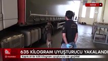 Edirne Kapıkule'de 635 kilogram uyuşturucu ele geçirildi