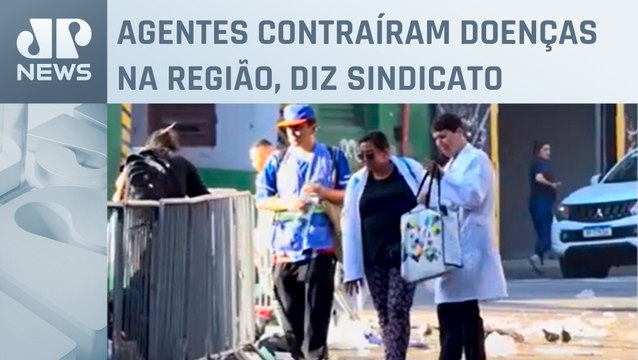 Guardas civis apontam insalubridade na Cracolândia
