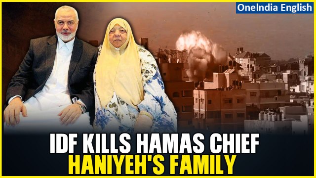 VIDEO: Hamas Chief Ismail Haniyeh's Family Killed By Israeli Warplanes In a Dramatic Gaza Blitz