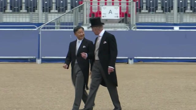 Japanese royals hosted by King as three-day UK state visit begins