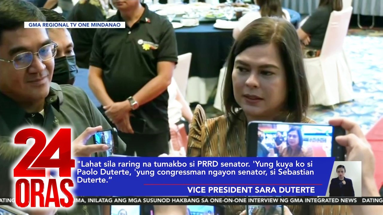 FPRRD, Cong. Pulong, at Mayor Baste, posibleng tumakbo sa 2025 Elections — VP Sara | 24 Oras