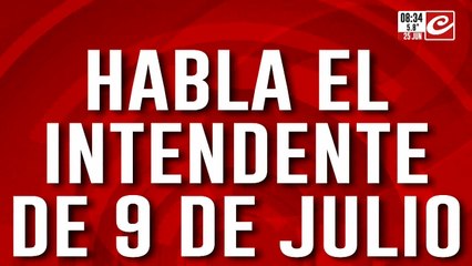 Habla Sebastián Insaurralde, intendente de 9 de Julio: "Me voy a presentar en la justicia con pruebas"