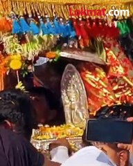 त्र्यंबकेश्वर निघालेल्या निवृत्तीनाथांच्या पालखीचे सिन्नर नगरीत आगमन,