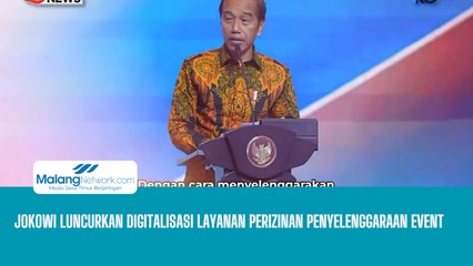 Jokowi Luncurkan Digitalisasi Layanan Perizinan Penyelenggaraan Event