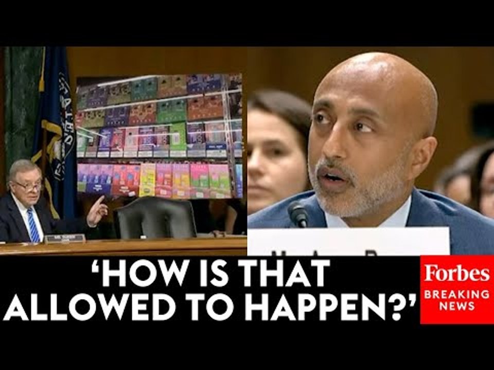 Durbin Grills FDA Official On Illegal Flavored E-Cigarettes Sold 'Less Than A Mile' From Their HQ