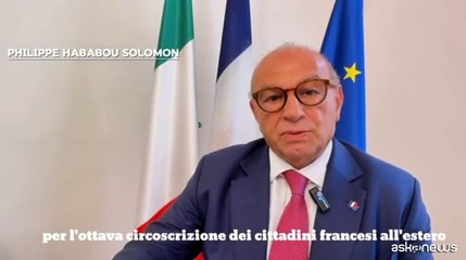 Francesi in Italia al voto, novit? Philippe Hababou Solomon