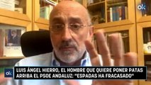 Luis Ángel Hierro, el hombre que quiere poner patas arriba el PSOE andaluz- 