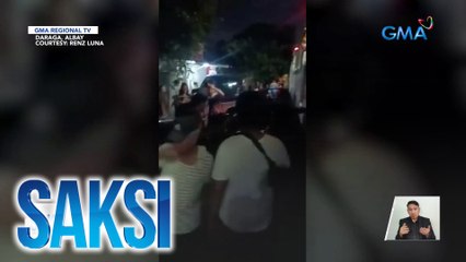 Garong, tumilapon matapos masapul ng tren; nakaparadang pickup, nadamay | Saksi