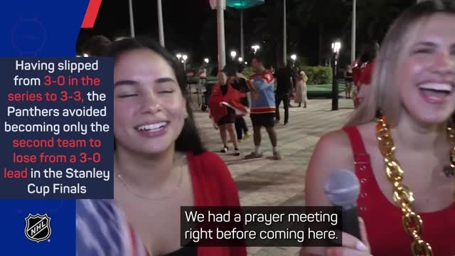 Panthers fans 'always believed' after securing Stanley Cup in dramatic Game 7