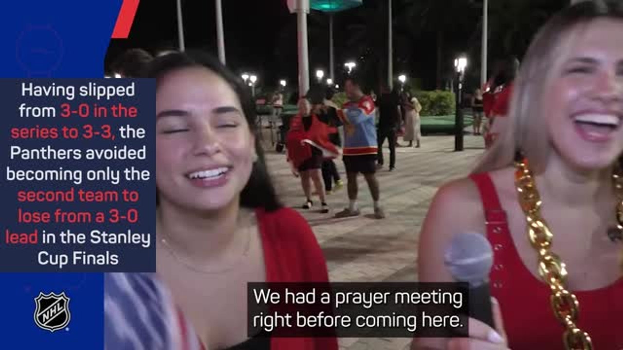 Panthers fans 'always believed' after securing Stanley Cup in dramatic Game 7