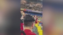Spanish fan’s dual kiss steals spotlight after Spain’s victory over Albania