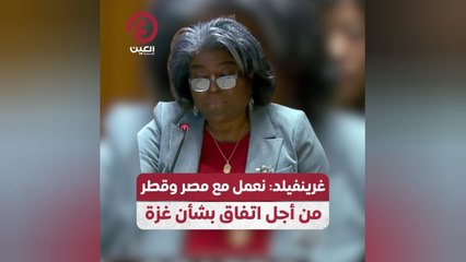 غرينفيلد: نعمل مع مصر وقطر من أجل اتفاق بشأن غزة