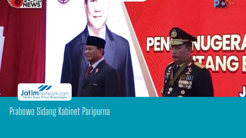 Prabowo Penghargaan Bintang Bhayangkara Utama