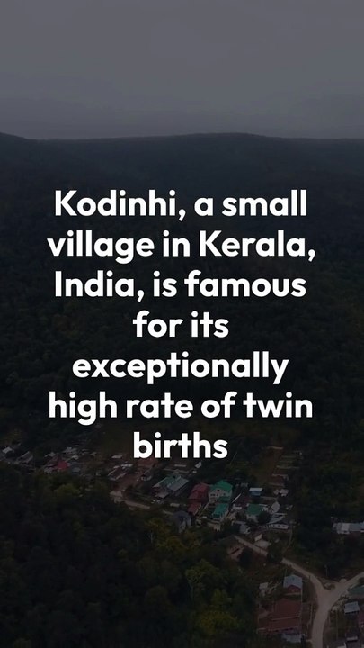 There's a village in India where twins are born at an unusually high rate