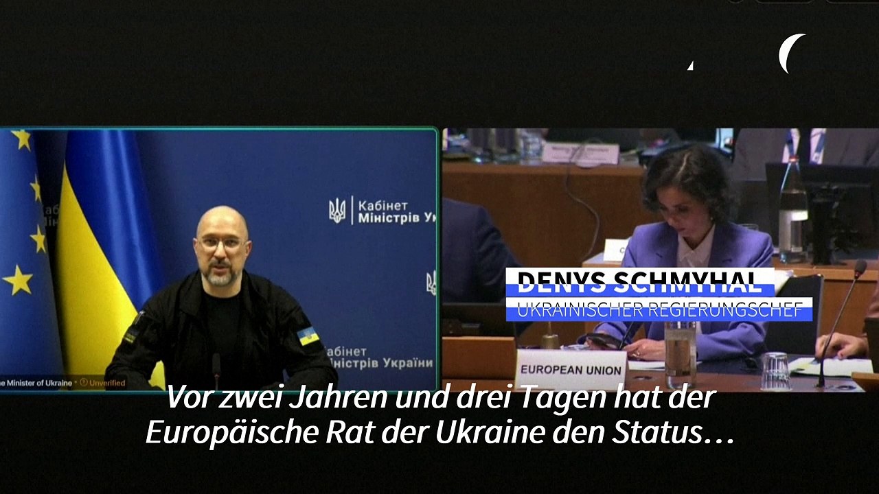 Ukraine: Start von EU-Beitrittsgesprächen "historischer Tag"