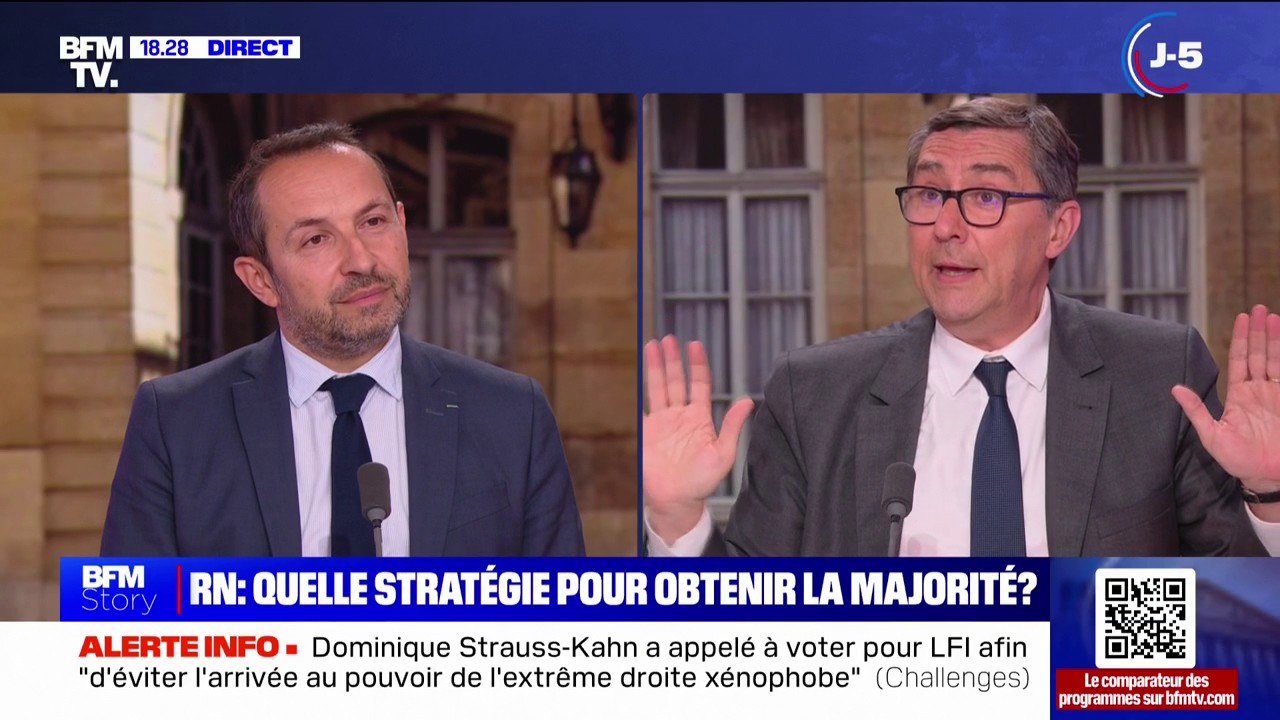 Sébastien Chenu, député RN sortant du Nord: "Nous voulons gouverner la France, la réformer, la redresser et pour ça, on a besoin d'une majorité absolue"