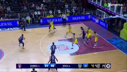 José de Fillipo logra una acción individual en el Boca vs Quimsa