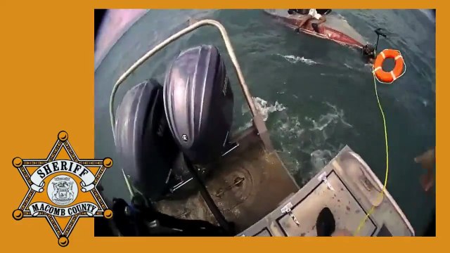 Boaters rescued after vessel capsizes on Lake St. Clair