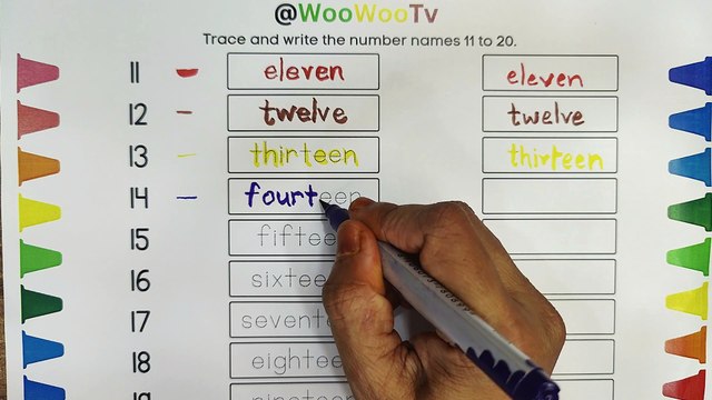 123 Numbers | 1234 Number Names | 1 To 20 Numbers | 12345 learning for kids | Counting Numbers