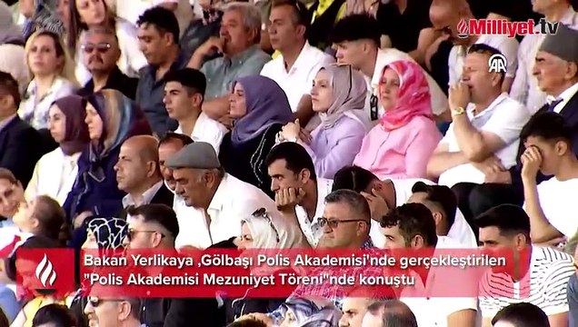 Bakan Yerlikaya, Polis Akademisi Mezuniyet Töreni'nde konuştu