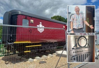 Maidstone school keeping students on track with train carriage for canteen