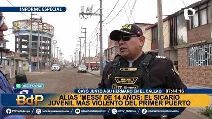Así fue la captura de alias 'Messi': menor de 14 años sembraba el terror en Callao junto a su hermano