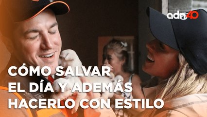 En Monterrey el gobierno ayuda a los damnificados por "Alberto" sin perder el estilo