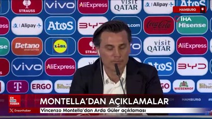 Vincenzo Montella'dan Arda Güler açıklaması