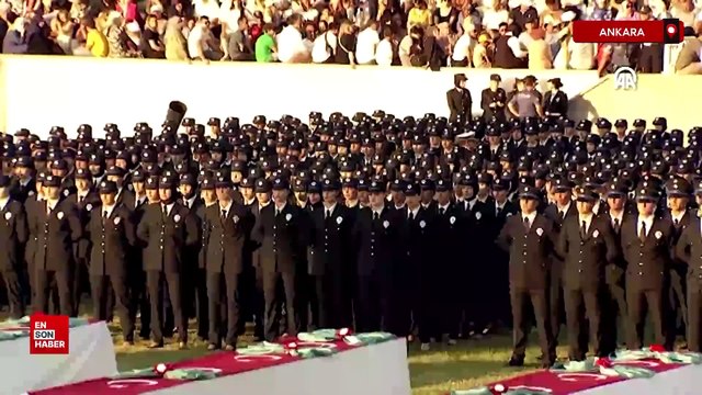 Cumhurbaşkanı Erdoğan Polis Akademisi Mezuniyet Töreni'nde konuştu