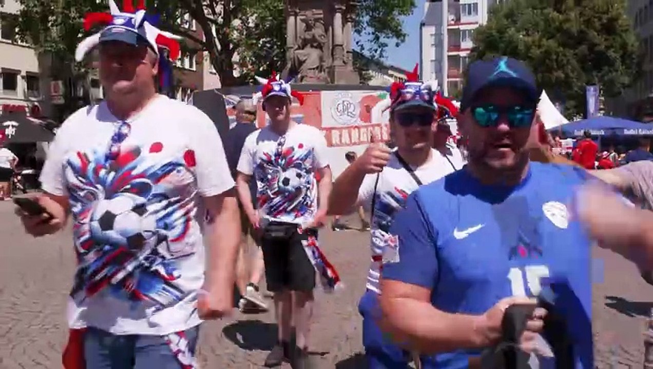 England fans gather in Cologne ahead of Slovenia clash