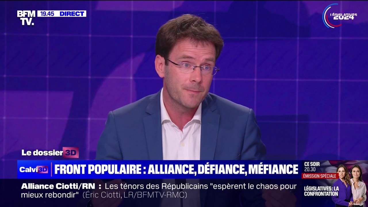 Nicolas Mayer-Rossignol, maire PS de Rouen: "Il n'y a plus qu'un seul barrage [au RN], c'est le Front populaire"