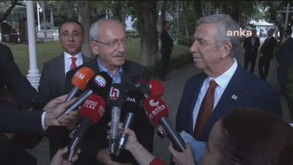 Kılıçdaroğlu ile Yavaş'tan açıklama: "Elbette oturacağız, yemek yiyeceğiz''