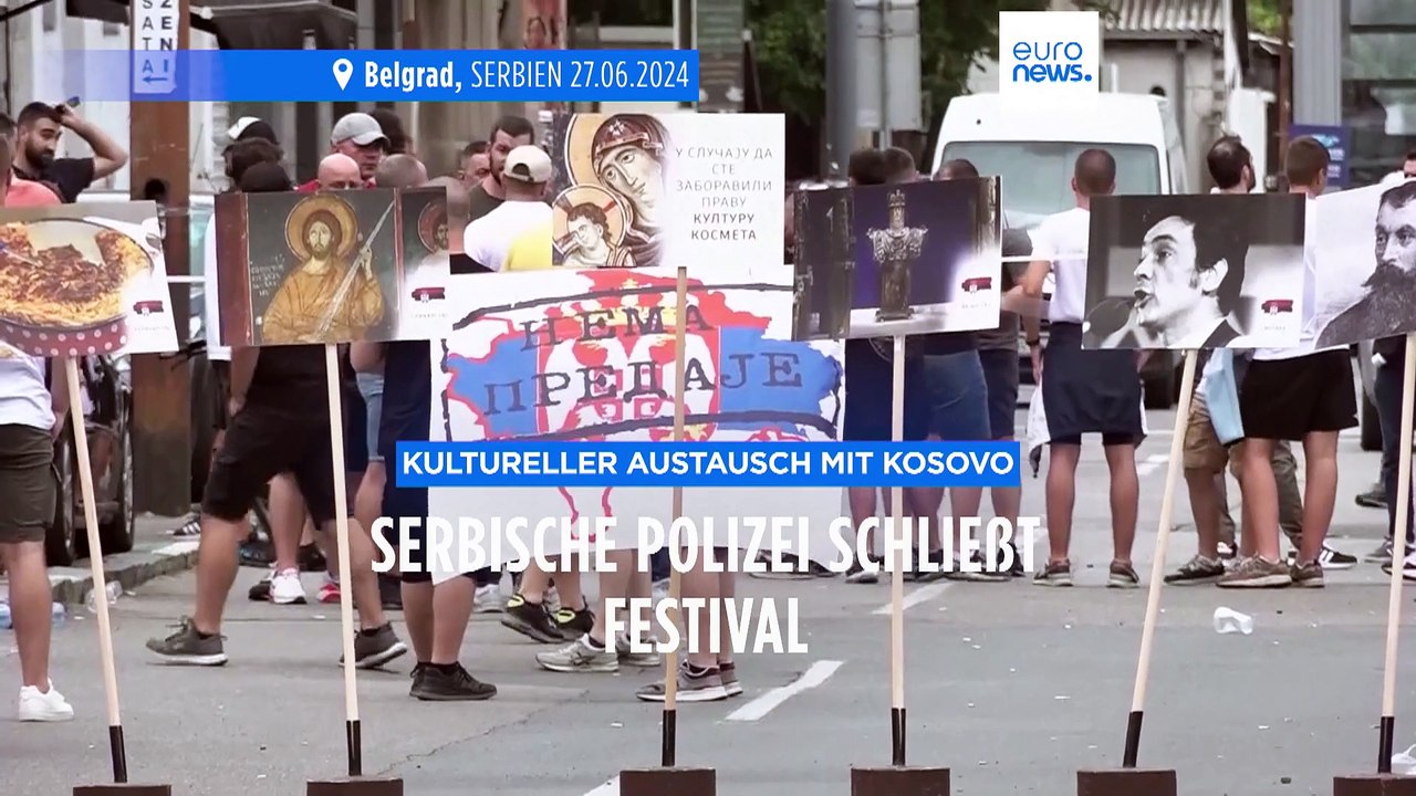 Serbische Polizei verbietet Festival des kulturellen Austauschs mit dem Kosovo