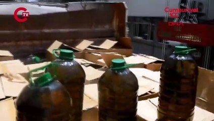 Tekirdağ'da 11 bin 327 litre sahte zeytinyağı ele geçirildi