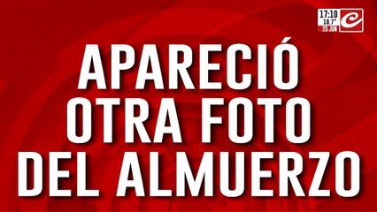 Caso Loan: apareció otra foto del almuerzo