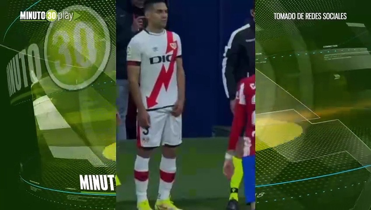 Conmovedora despedida del ‘Tigre’ Falcao del Rayo Vallecano