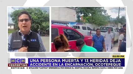¡Desgracia! Un muerto y más de 10 heridos al volcar pickup en La Encarnación, Ocotepeque