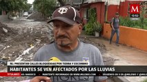 Habitantes de Santa Catarina, NL, se ven afectados por las lluvias