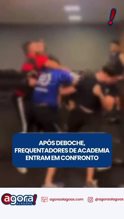 APÓS DEBOCHE, FREQUENTADORES DE ACADEMIA ENTRAM EM CONFRONTO