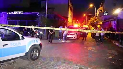 Uşak'taki silahlı çatışma güvenlik kamerasında